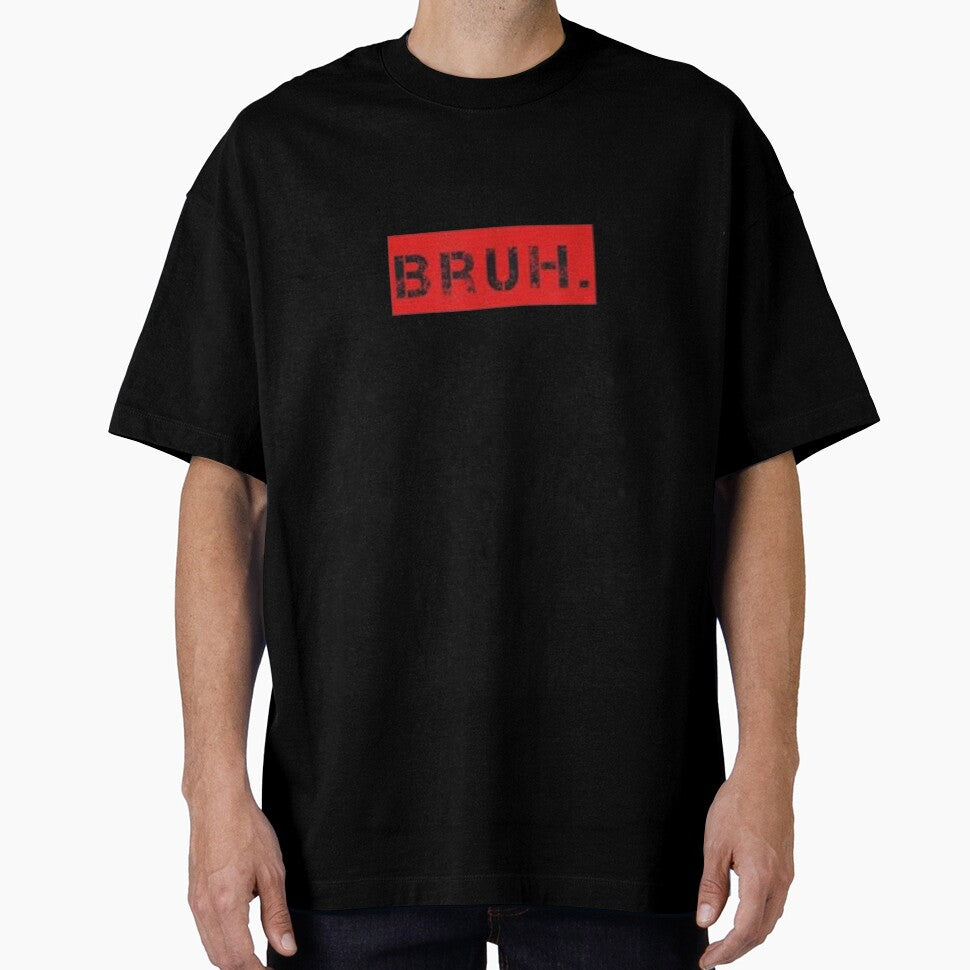 Bruh Meme Funny Saying Brother Greeting Teens Boys Men Short Sleeve by Allaouitige4