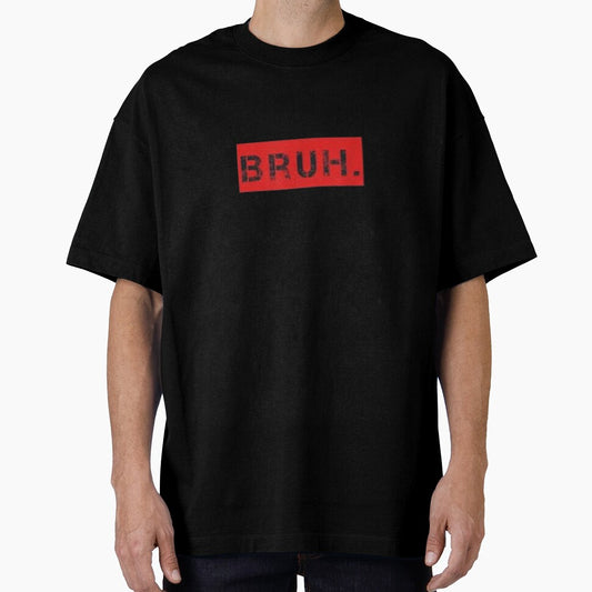 Bruh Meme Funny Saying Brother Greeting Teens Boys Men Short Sleeve by Allaouitige4