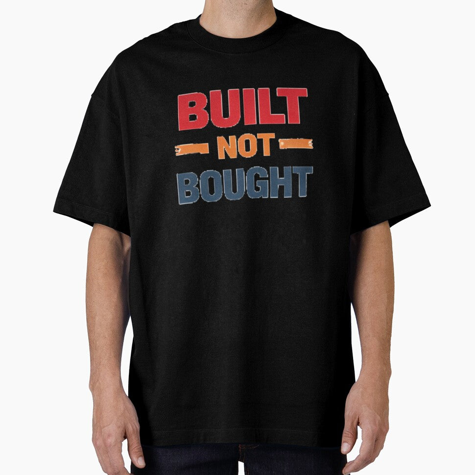 Built Not Bought Gym Motivation Quote by MoodThread