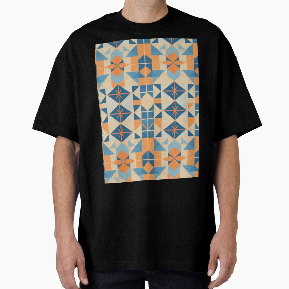 azulejos modern geometric pattern by jkrphoto