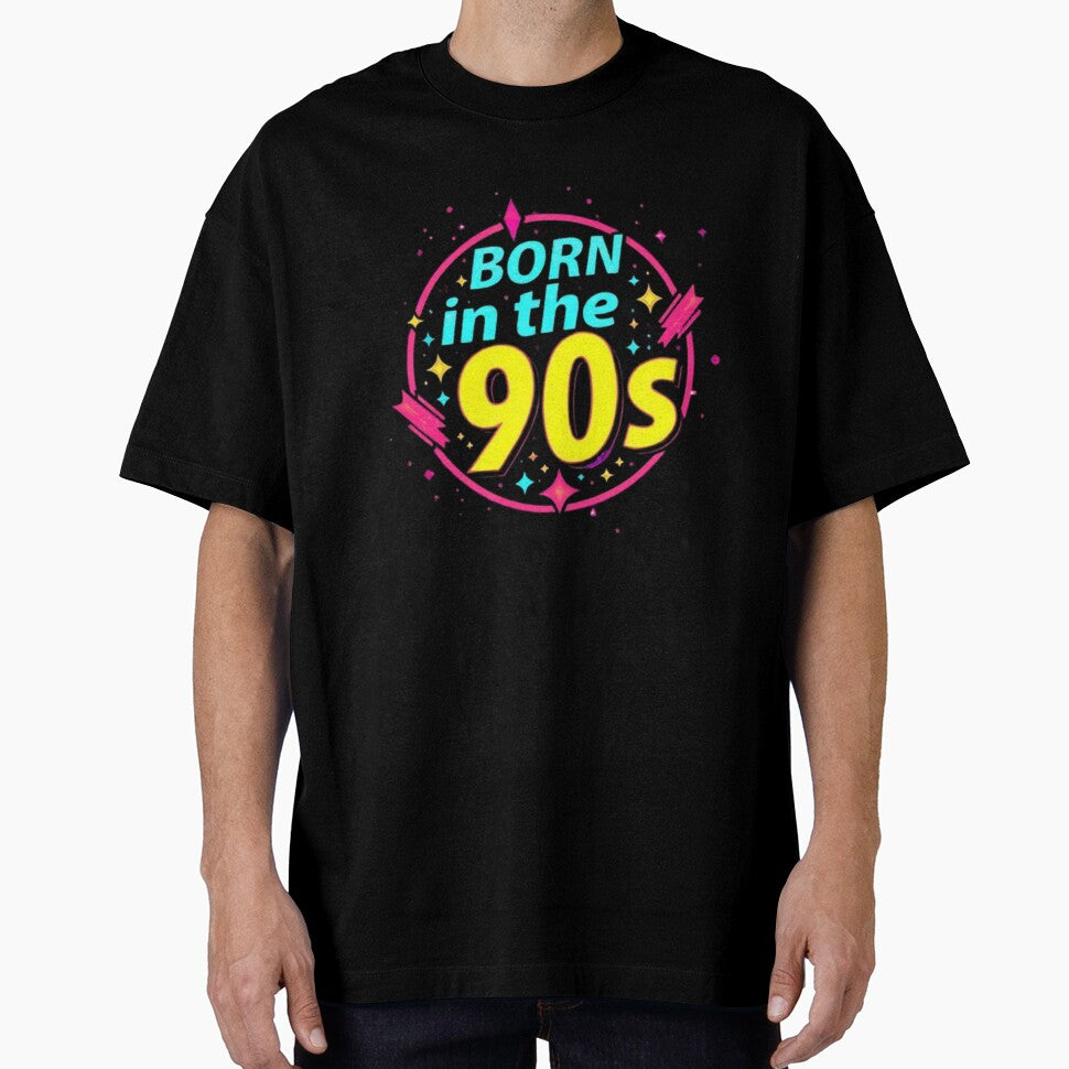 Born in the 90s Vintage Retro Badge by Rafael Bee