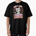 Just A Girl Who Loves Cats – Cute Kawaii Cat Lover Gift Design by CatLovers Studio