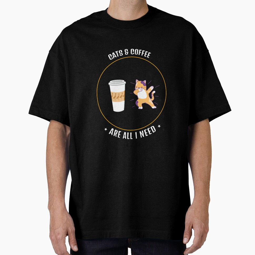 Cats & Coffee Are All I Need by NiftyTees