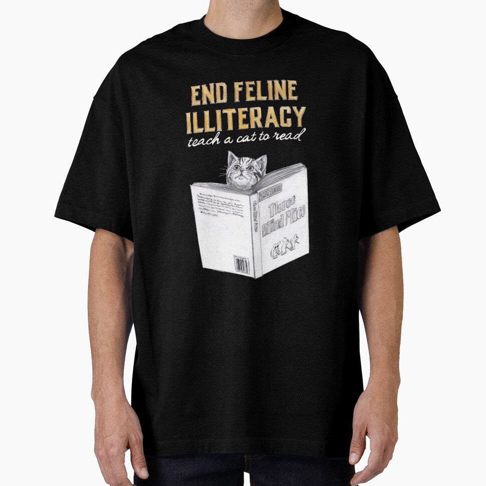 "End Feline Illiteracy. Teach a Cat to Read." by artichokes