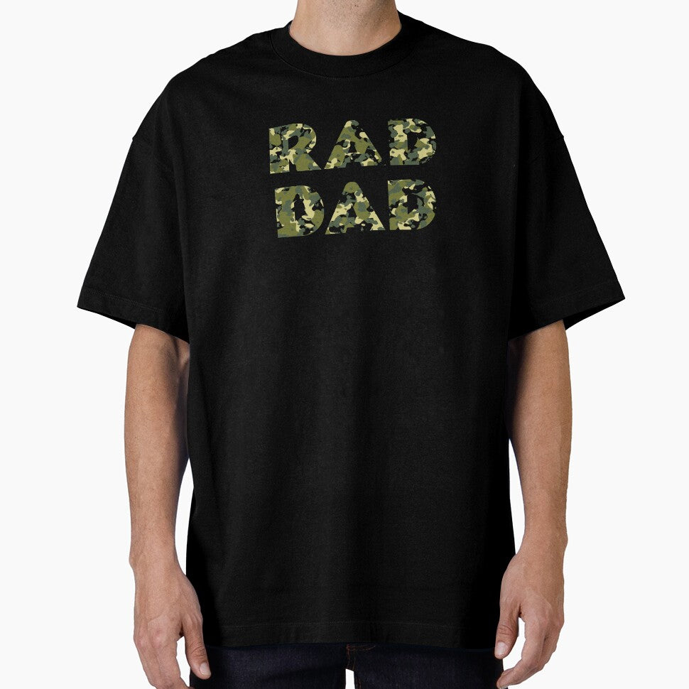 Camo RAD DAD Stickers by Lazy Dad Creations