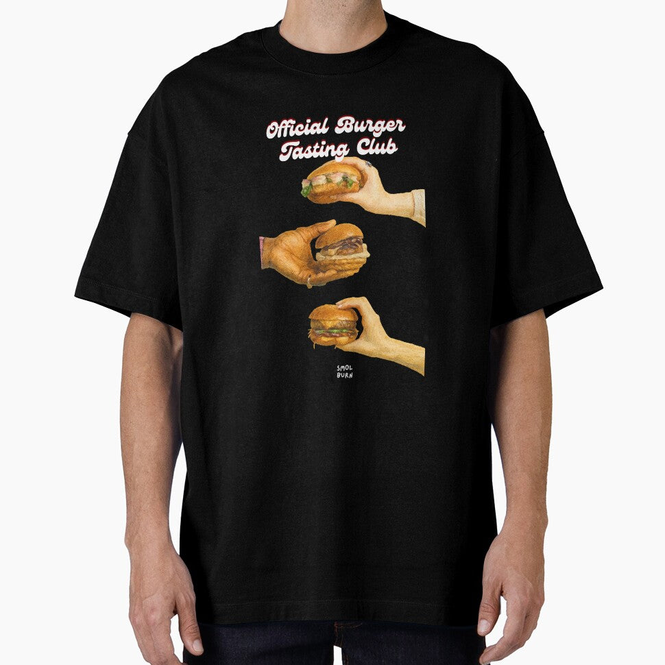 Official Burger Tasting Club – Funny Foodie Friends Design for Burger Lovers by smolburndesign