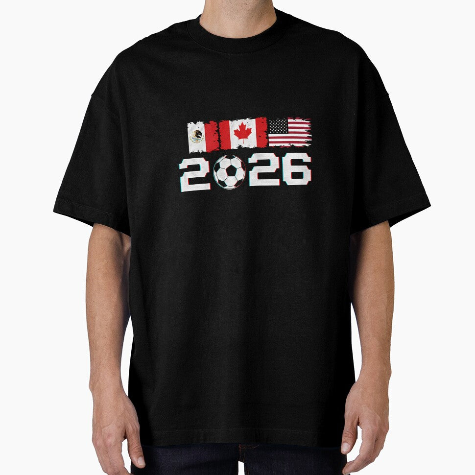 Glitched United 2026 Cup - North America Emblem Part 2 T-Shirt_82924673 by rattiya2009