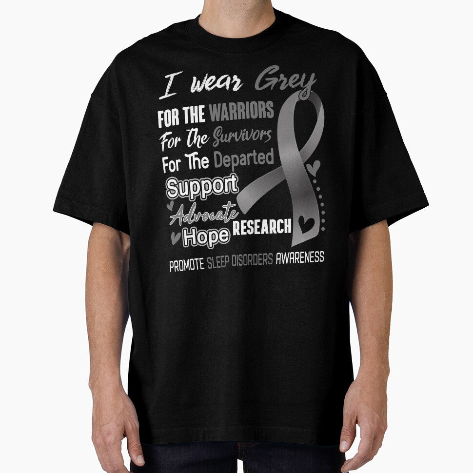 I Wear Grey For The Warriors Promote Sleep Disorders Awareness by hvoid41