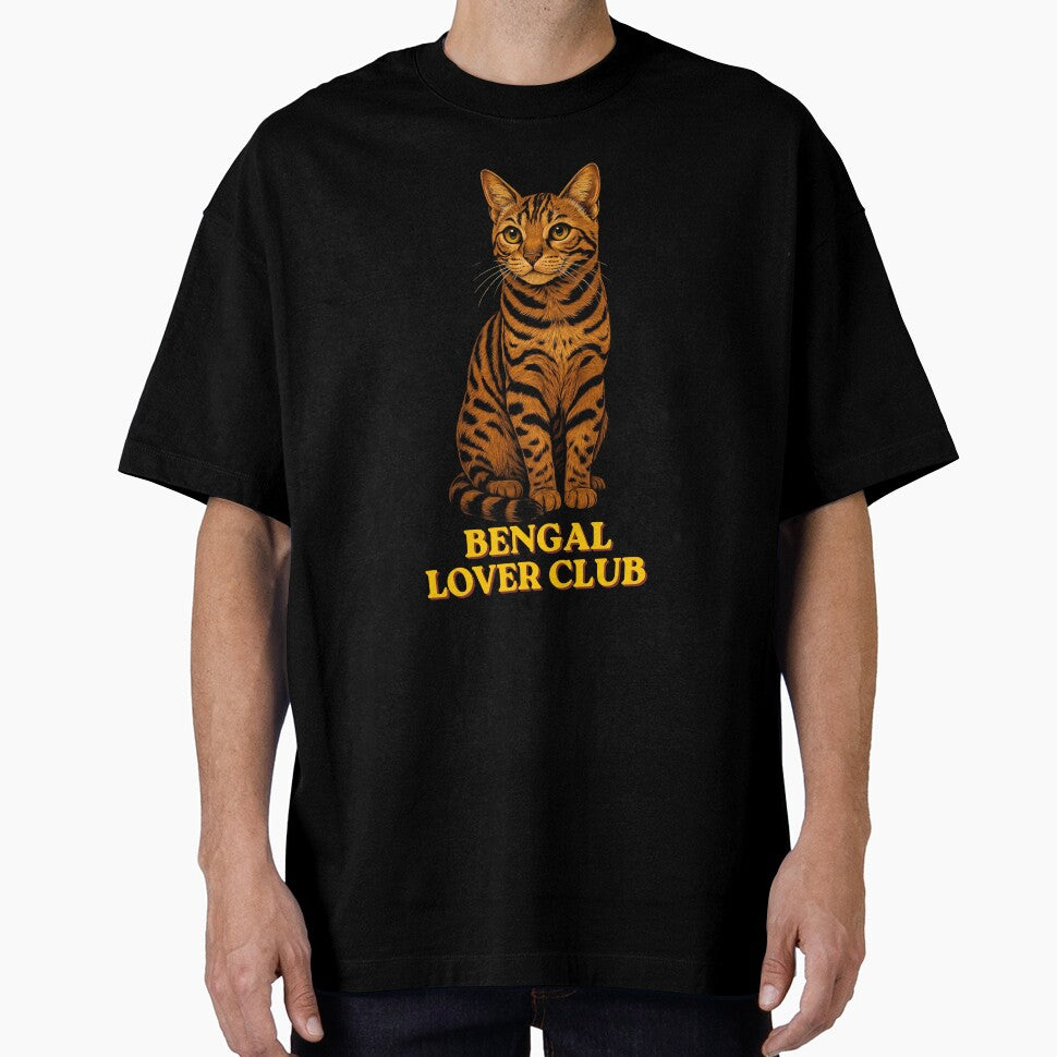 Bengal Cat Lover Club Exotic Spotted Cat Pet Lover Shirt by GigaFactory