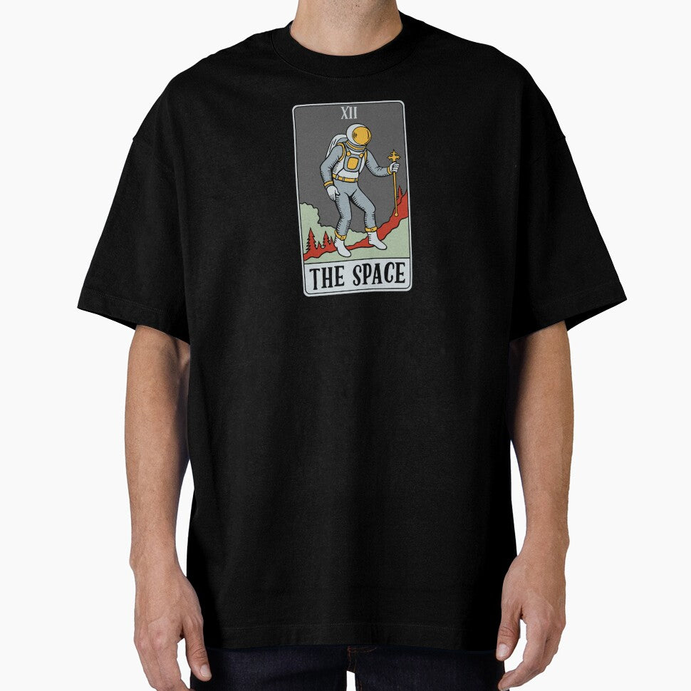 The Space - Funny Astronaut Mars Mission Tarot Card by isstgeschichte