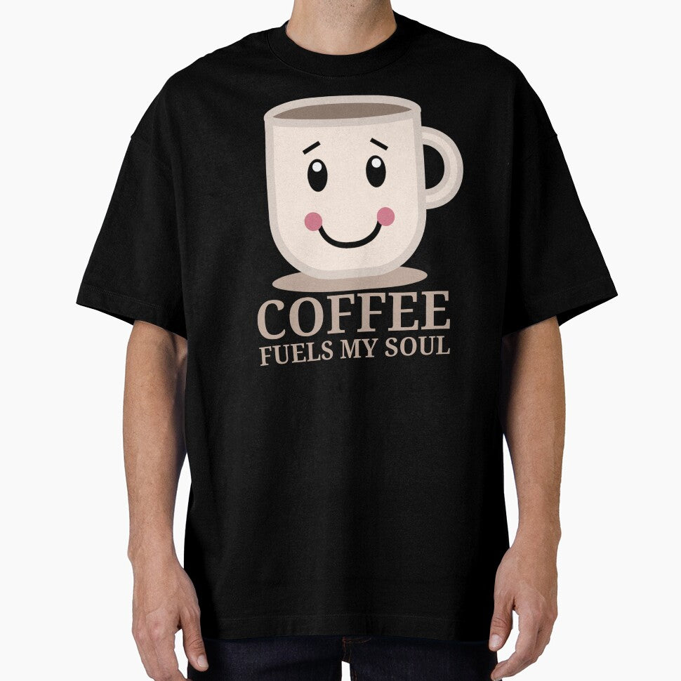 Coffee Fuels My Soul - Funny Coffee Cup Coffee Lover Mug Quote by Sunserize Designs