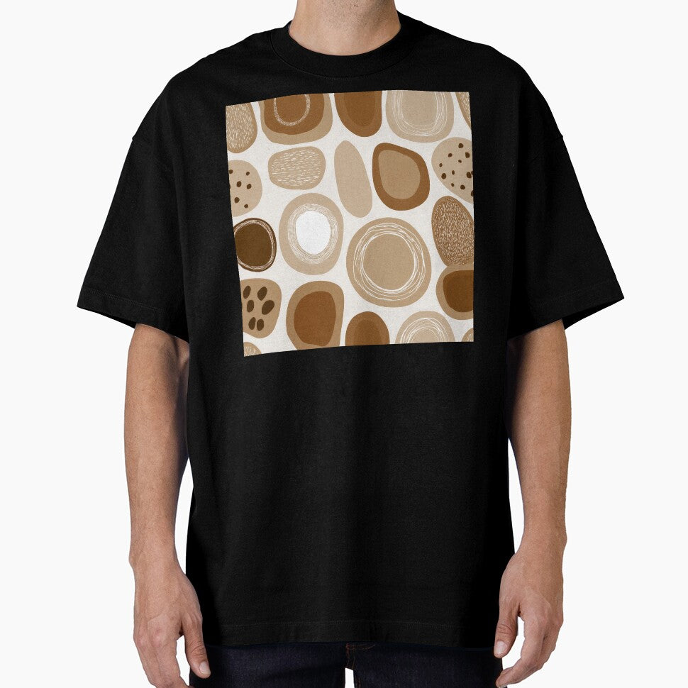 Boho Earth Tones And Caramel Hues Abstract Designs by DEC02