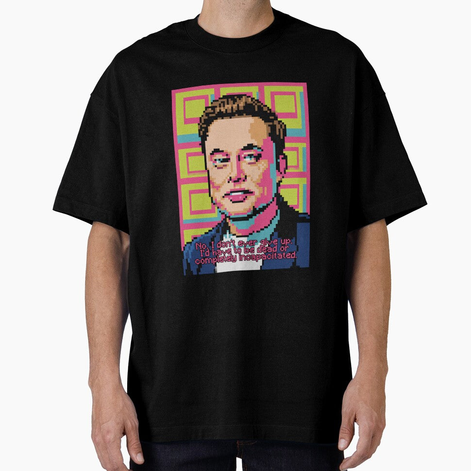 Pixelated Elon Musk Quote by Enea Kelo