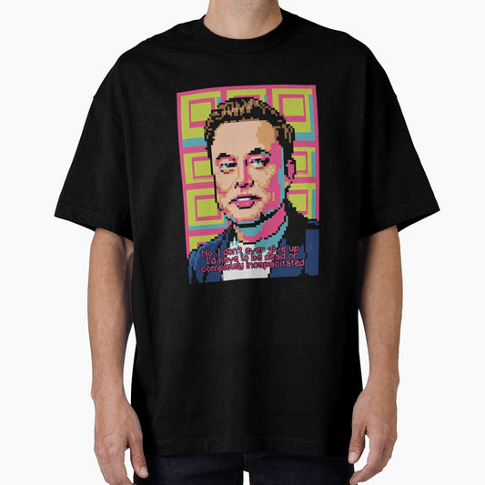 Pixelated Elon Musk Quote by Enea Kelo