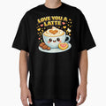 Love You A Latte Cute Coffee Pun by Papier Atelier Art