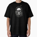 Whimsy Goth Skull & Mushrooms: Casual Y2K Grunge Aesthetic by LoFiArtFart