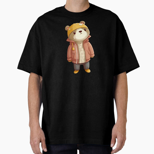 A cute teddy bear wearing street fashion by AestheticsArt81