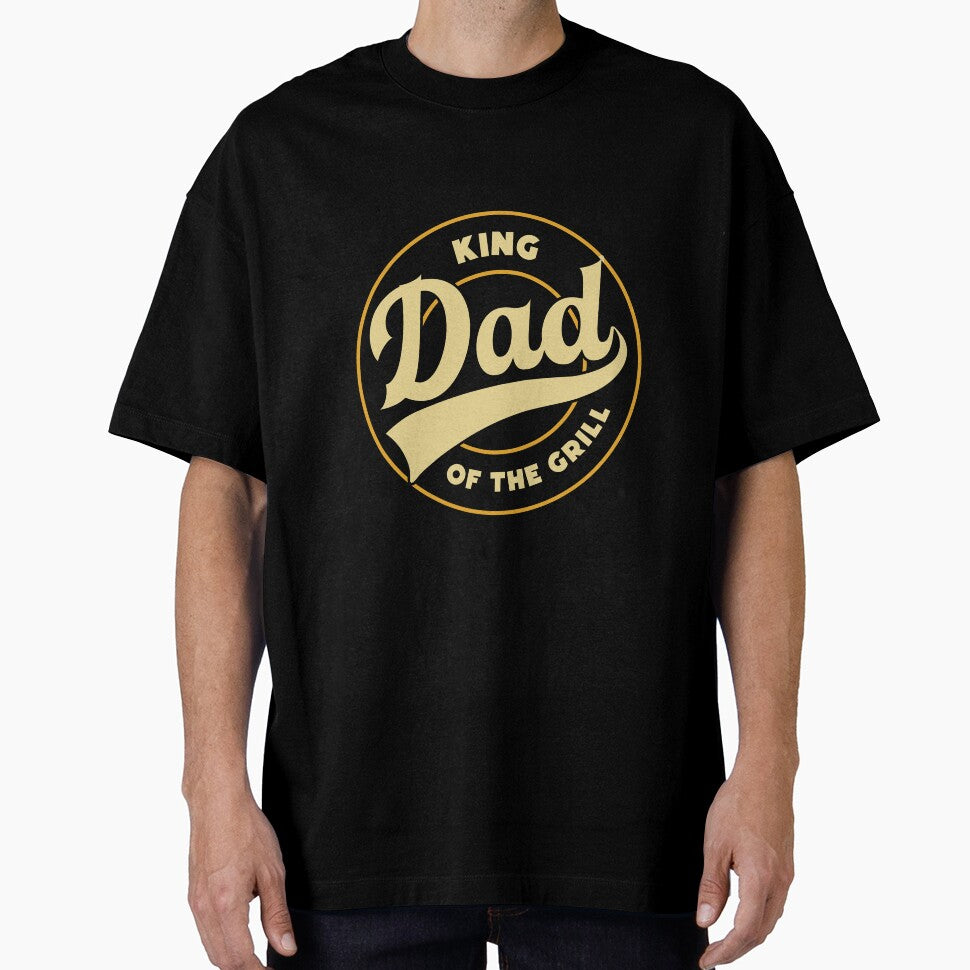 DAD king of the grill dad jokes funny fathers day papa pops birthday by w1ckerman