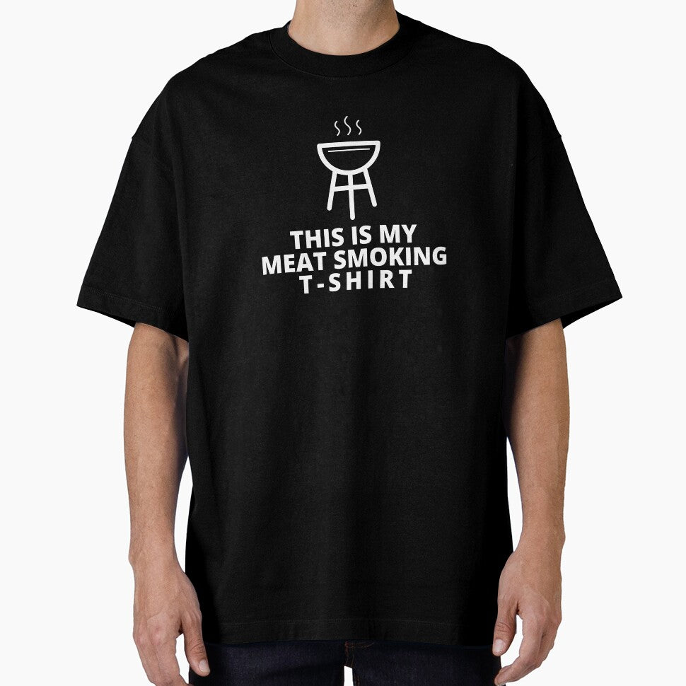 Funny This is My Meat Smoking T Shirt by Paper Hearteu