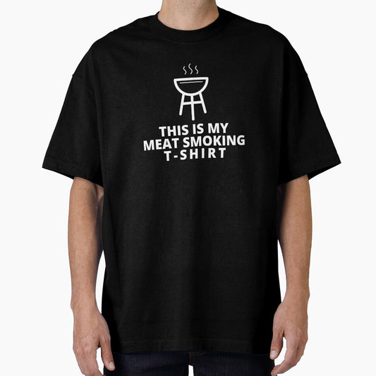Funny This is My Meat Smoking T Shirt by Paper Hearteu