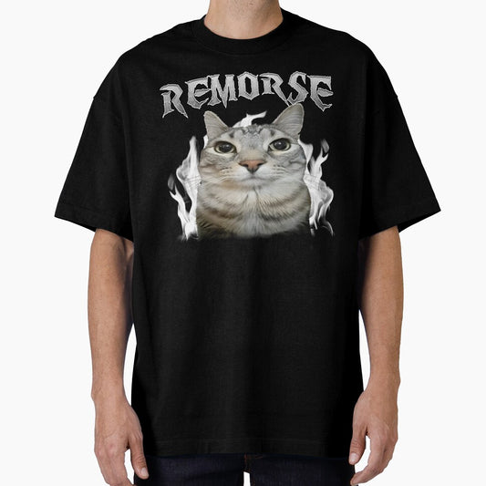 Remorse Funny Staring Cat by MemishDesign