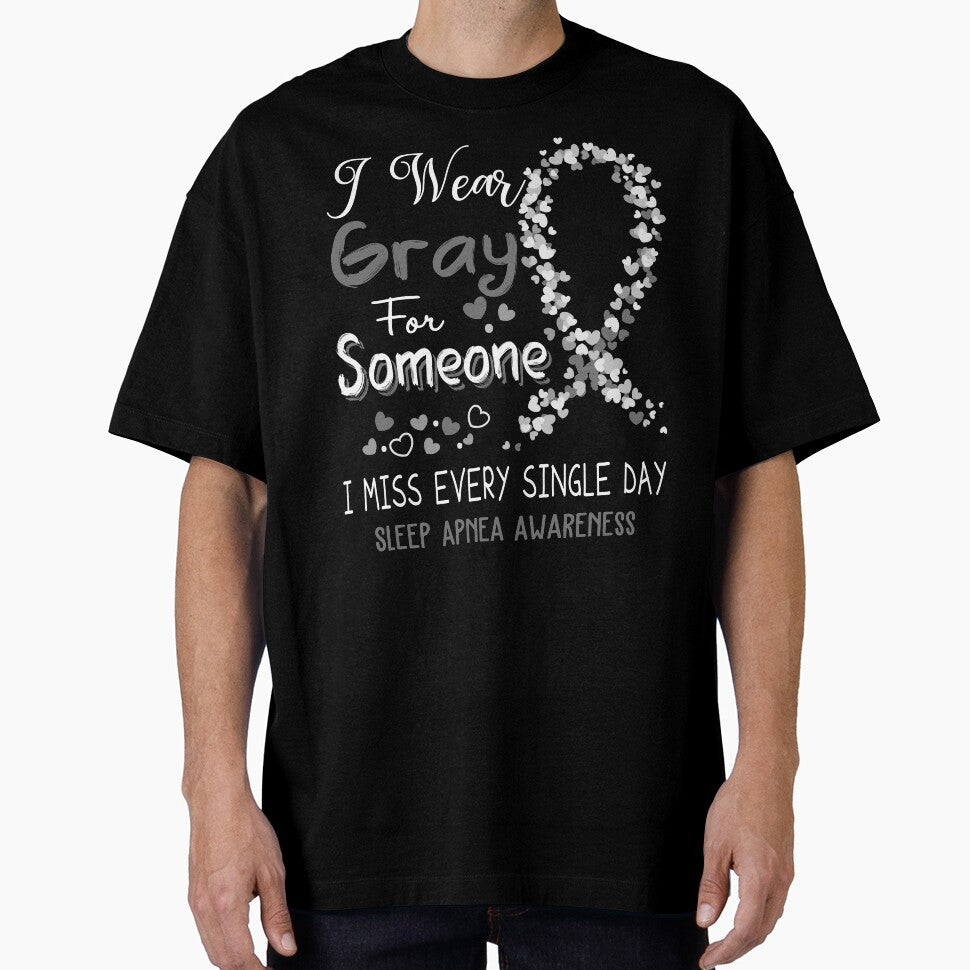 I Wear Gray Sleep Apnea Awareness by GennieShop