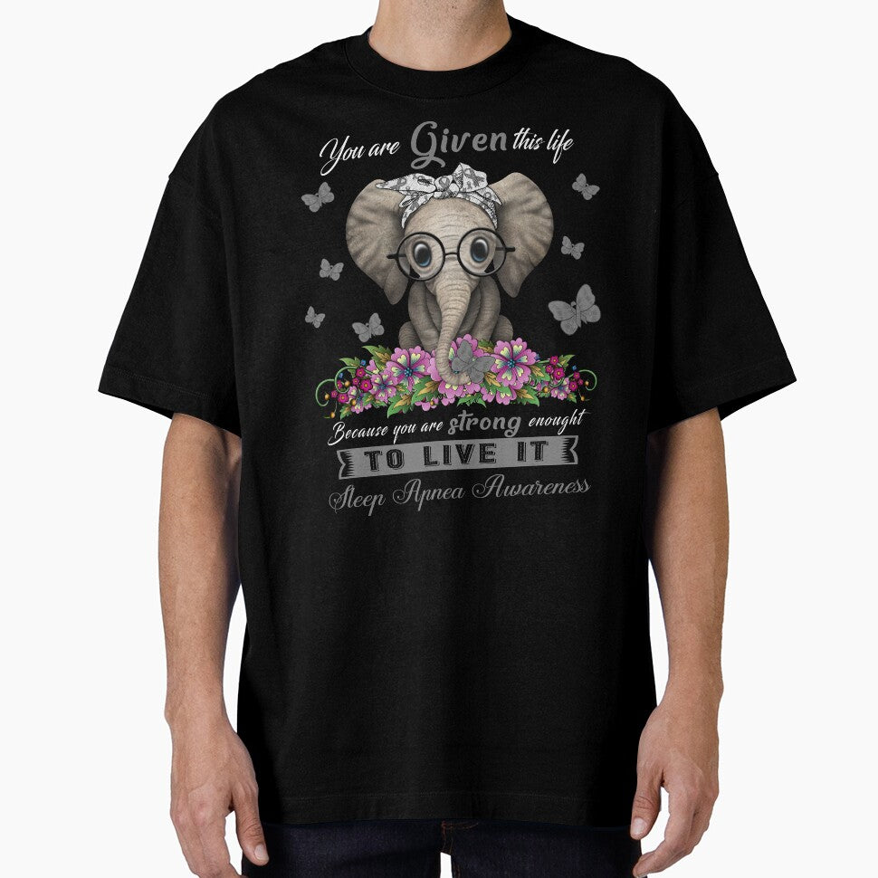 Sleep Apnea Warrior Cute Elephant Lover Gifts by Adropine