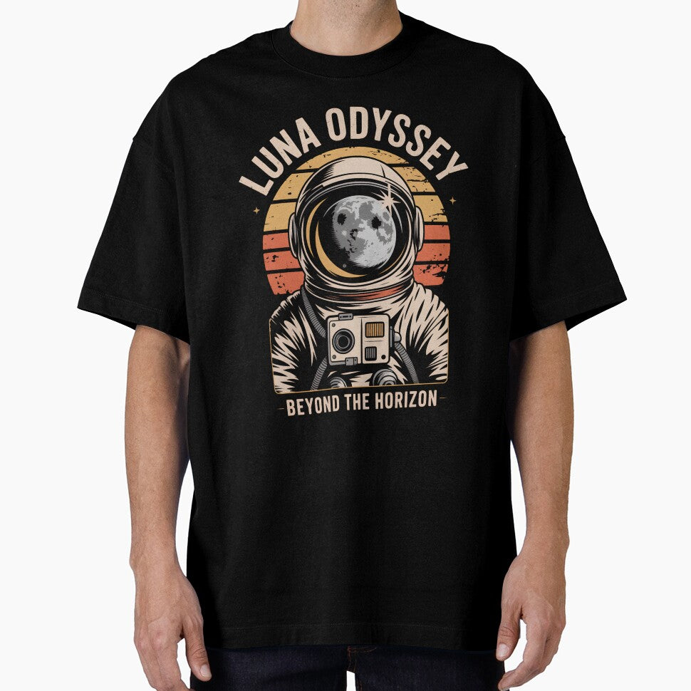Luna Odyssey Astronaut Beyond The Horizon by Majnon8bp