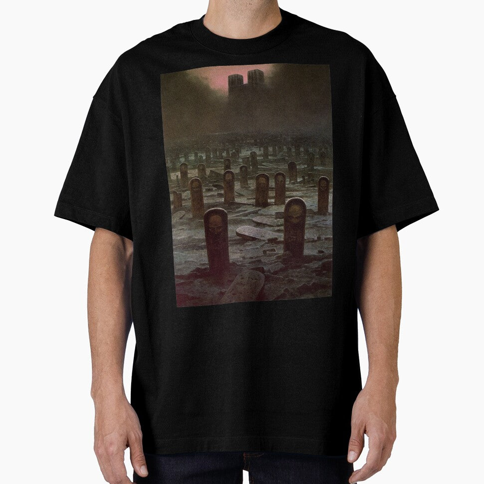 Untitled (Graveyard), by Zdzisław Beksiński by JustContemplate