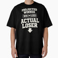 Projected Winner Actual Loser Fantasy Football Shirt Funny Draft Fail League Loser Humor Tee by Grayson809