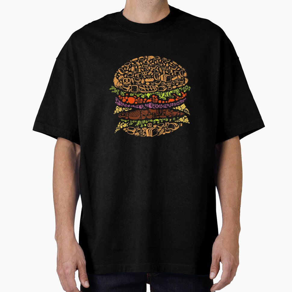 Burger Pattern by VibrantGifts
