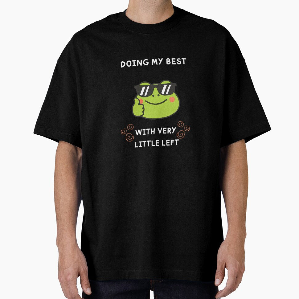 Doing My Best with Very Little Left Emotionally Tired Premium Tri-Blend T-Shirt by KTY-NUSS