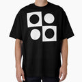 Black and White Circle Checker Pattern by innocentadverse