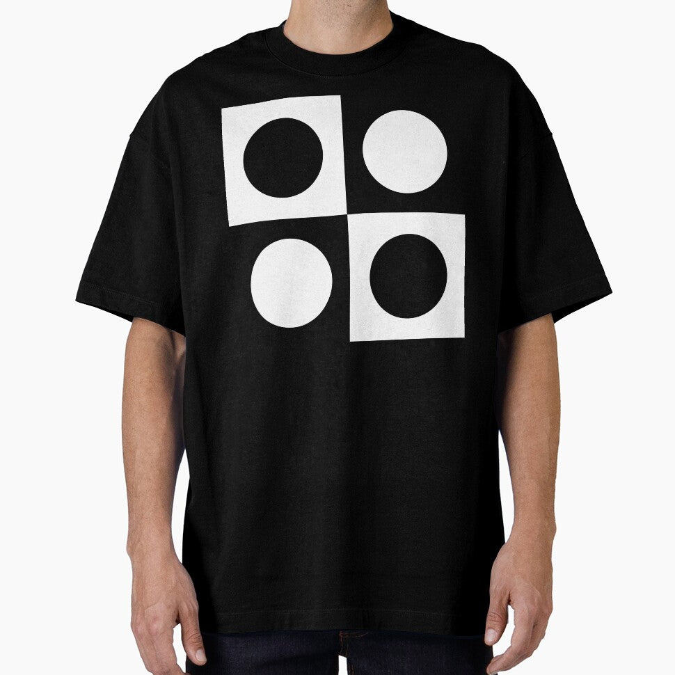 Black and White Circle Checker Pattern by innocentadverse
