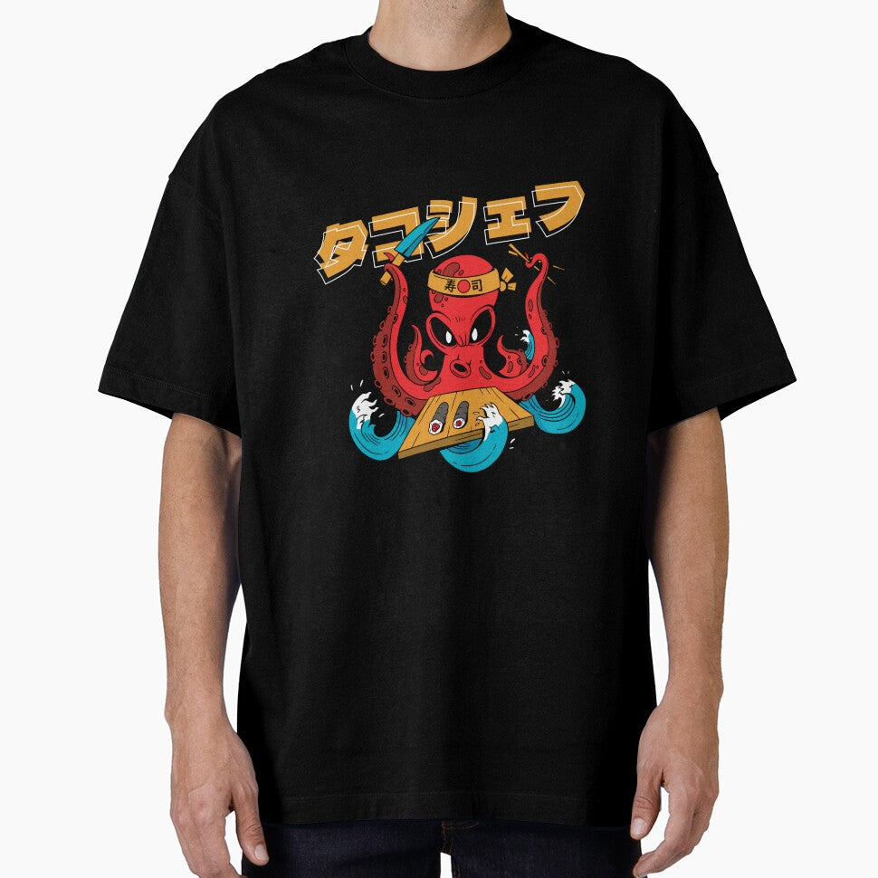 Octopus Chef Sushi Japanese Food Anime Japan Art by StephanieSBeama
