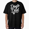 Dog Dad – Funny Paw Print Script by SpencersUnltd