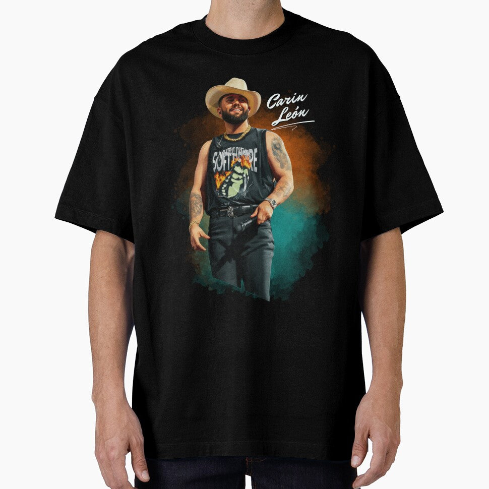 Carin Leon Painted Effect T-Shirt and Sticker by DiverseDazzle