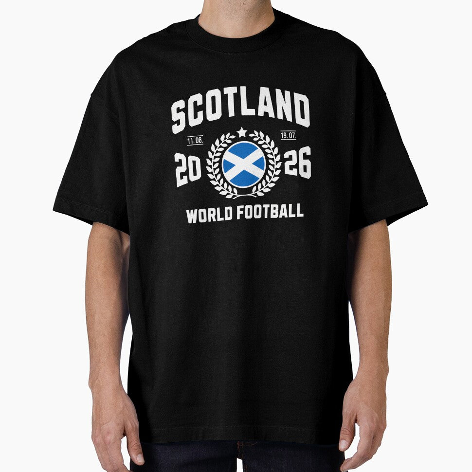 Scotland Football Supporter 2026 Badge Design T-Shirt_83900310 by MigueldeO5