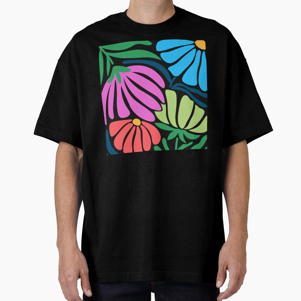 Boho Abstract Colorful Flowers And Leaves Art Designs by DEC02