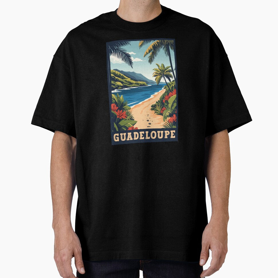 Discover the Island Beauty of Guadeloupe - Vintage Travel Art by turtlestart