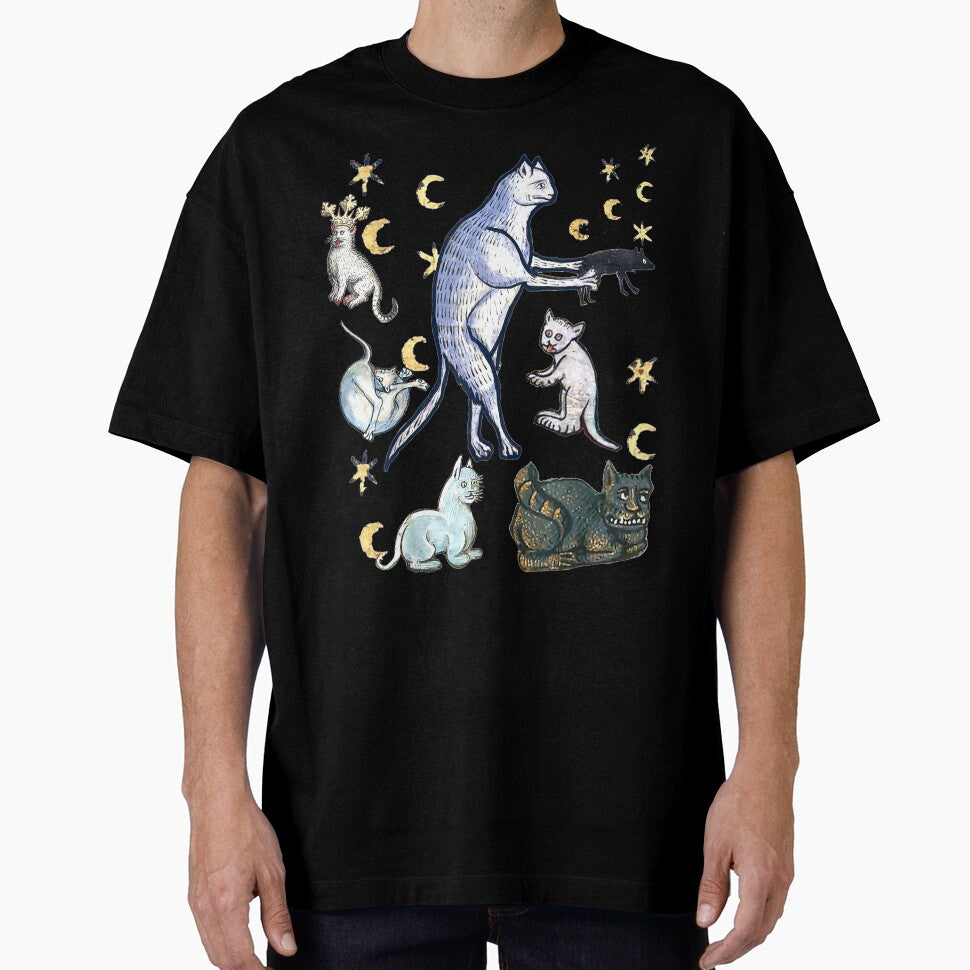 UGLY MEDIEVAL CATS Merch by tighsquiggly