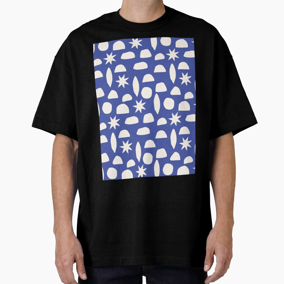BOHO HENRI MATISSE CHARCOAL VINTAGE BLUE by blomastudios