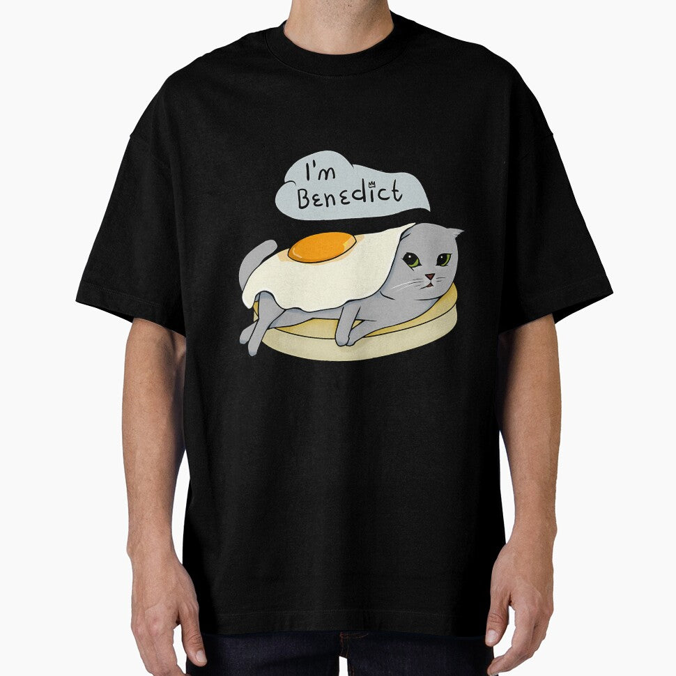 Cat Eggs Benedict Food Pun by hdukiyxgb46