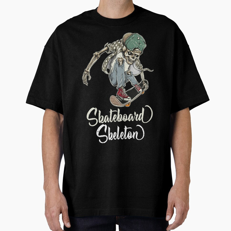 Skateboard Skeleton Classic T-Shirt, Forever Skate Style, Best Friend Shirt, Best Friend Gifts by Ristinga