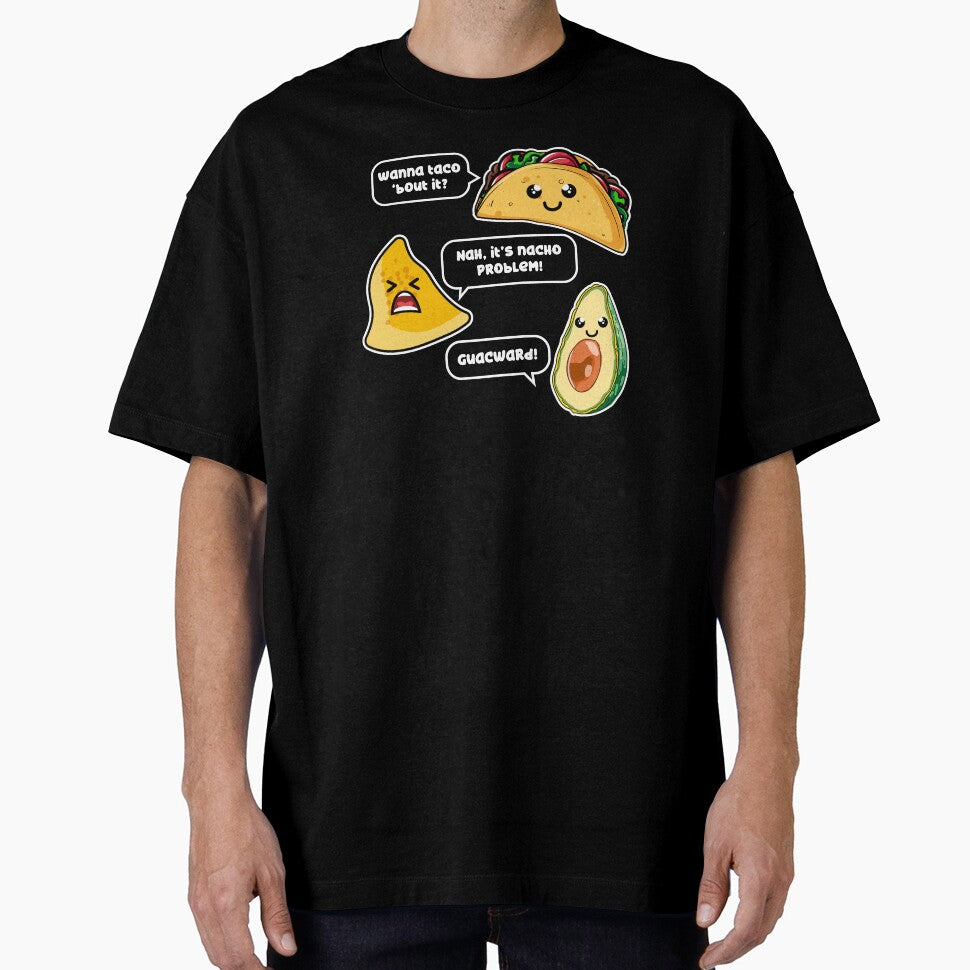 Nacho Problem Taco Burrito Pun Gift Idea design by Lisbob