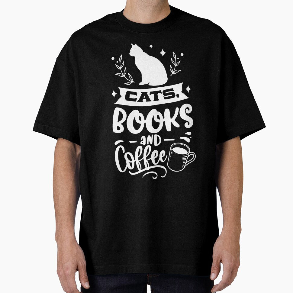 Cats Books and Coffee by storyboxdesigns