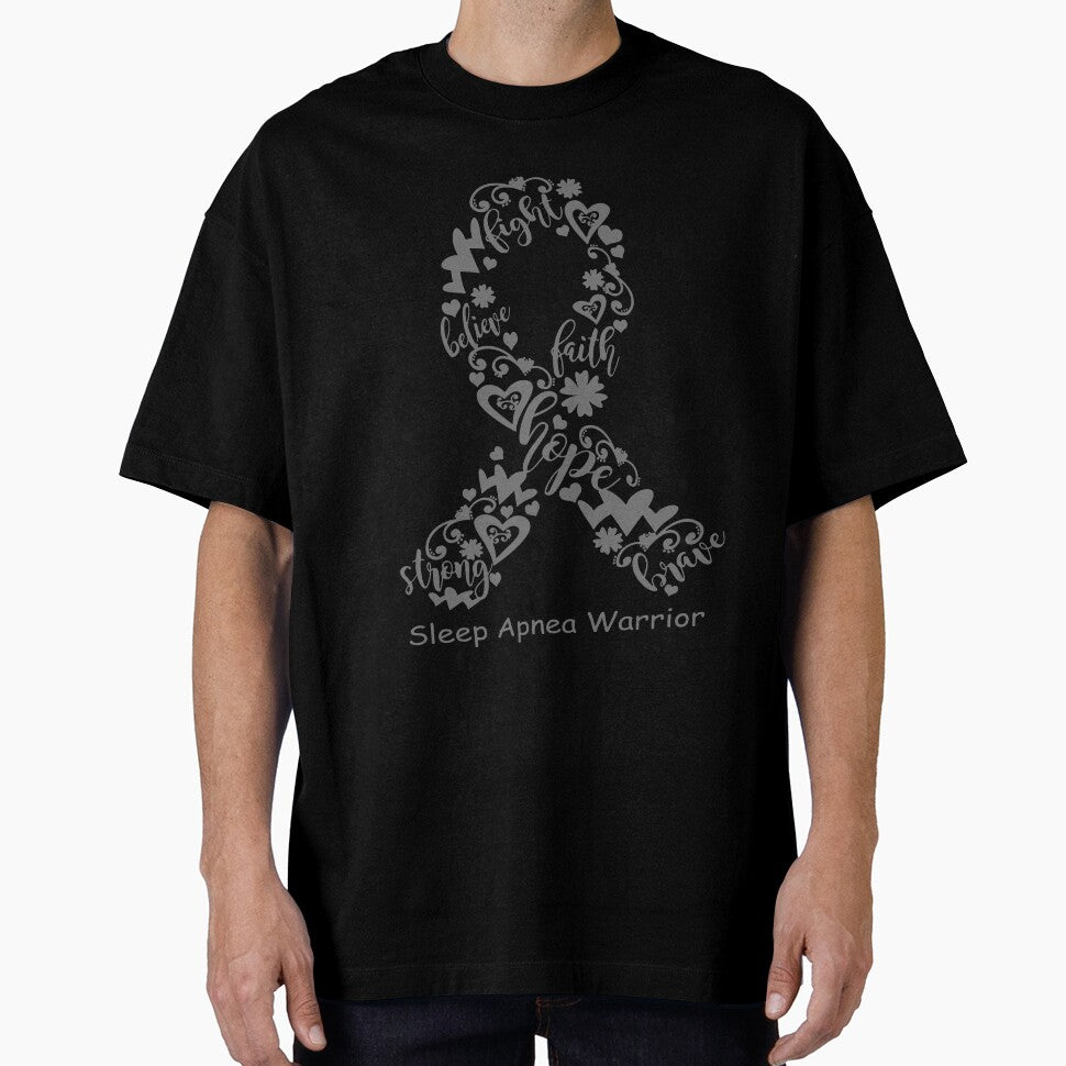 Sleep Apnea Warrior - Sleep Apnea Ribbon Strong Hope Believe Fight Faith Brave by CansellBar