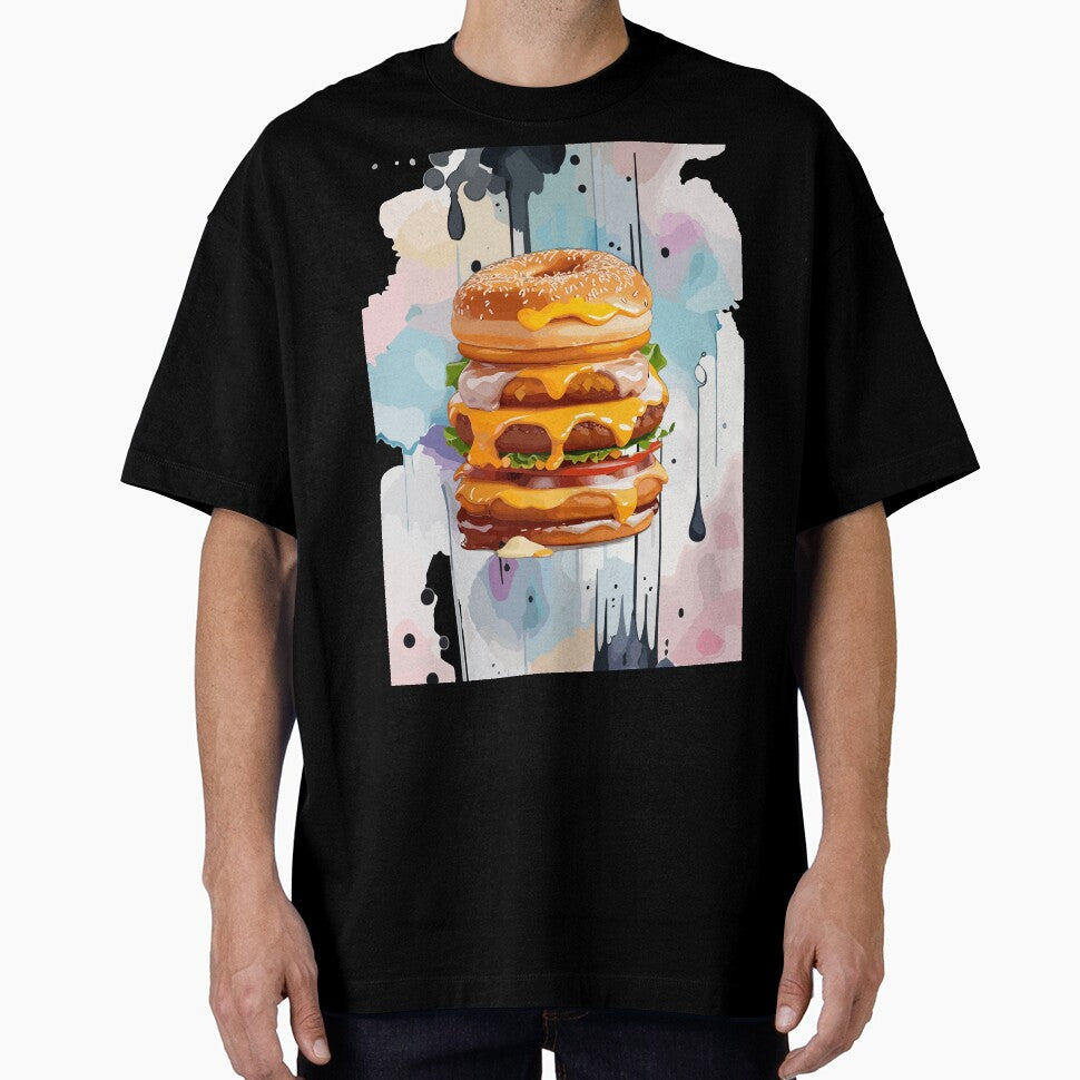 Double Donut Burger - Fast Food Favorite by FridPix