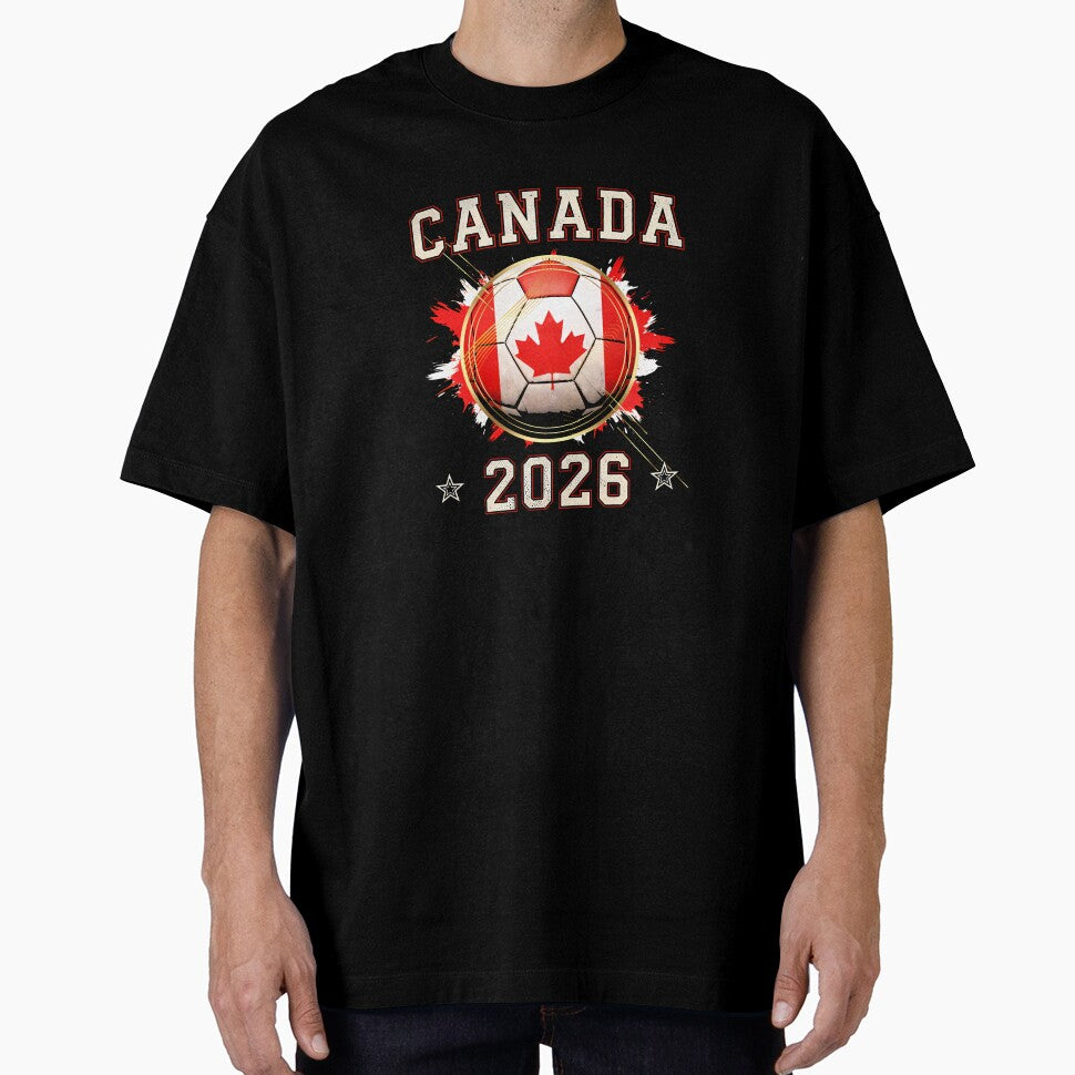 Front Print Canada Soccer World Cup 2026 - Canadian Fan Gift T-Shirt_84561562 by Alexia Faye