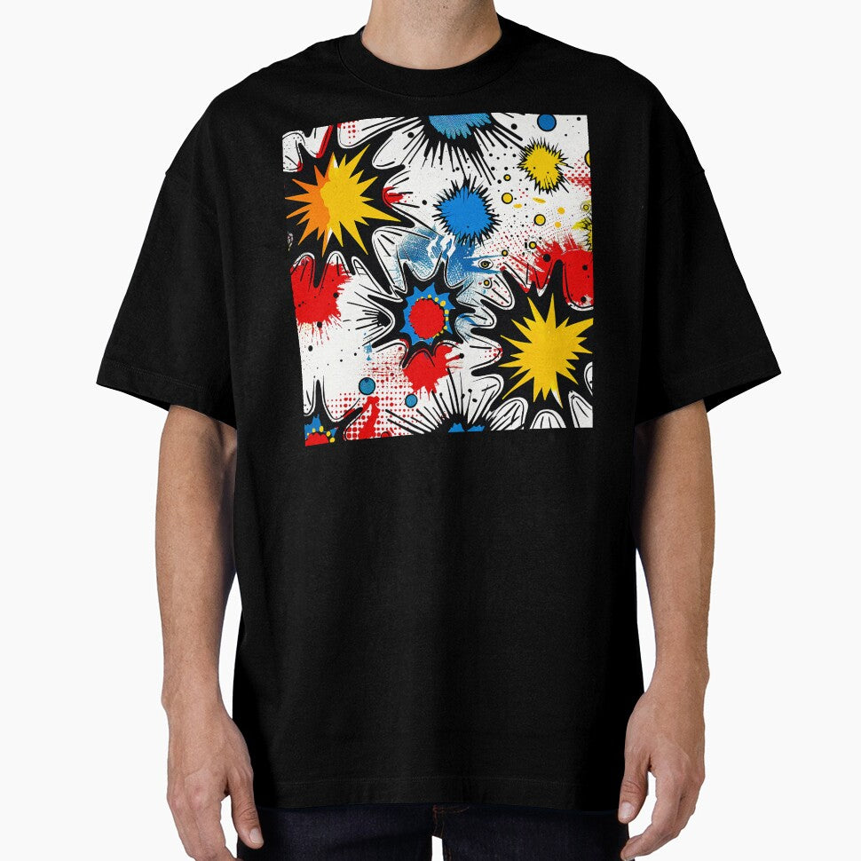 Pop Culture Comic Art Colorful Cartoon Abstract Designs by DEC02